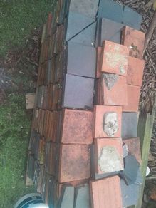 Old floor tiles 4m sq approximately