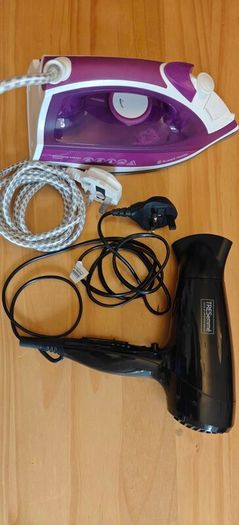 Hair Dryer & Steam Iron Bundle