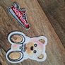 Sew on patches sewing moschino supreme Image 2