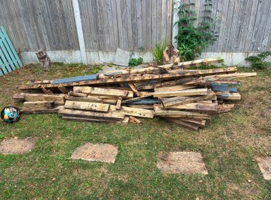 Subframe deck wood