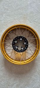 Rear gold wheel for w r1300gs