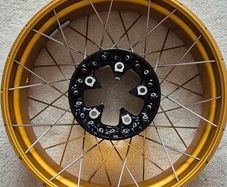 Rear gold wheel for w r1300gs