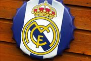 Real Madrid metal wall bottle cap