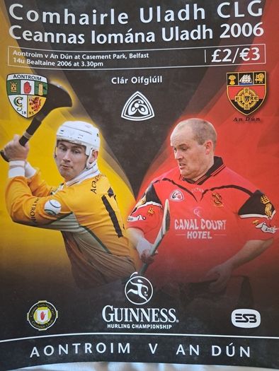 GAA Hurling Programmes (Ulster) X 7