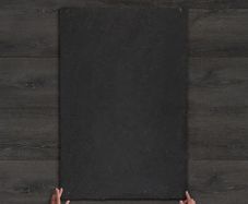 Black Limestone Hand-Cut Natural Paving Slab 60x90x-3cm