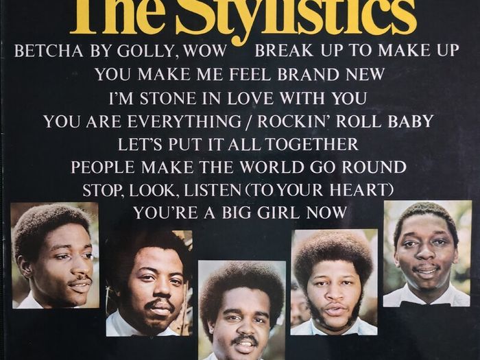 The Stylistics - The Best Of Vinyl LP (1974) Original Irish Pressing Blue Philips Labels - Funk Soul EX+