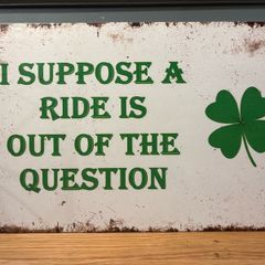 The snapper Tin Metal Sign