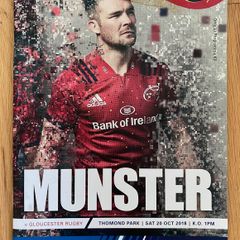 2018 Munster v Gloucester - Champions Cup Programme