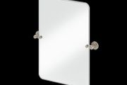 Burlington Rectangular Swivel Mirror Brushed nickel