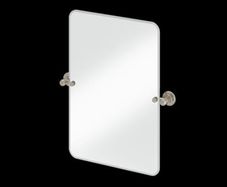 Burlington Rectangular Swivel Mirror Brushed nickel