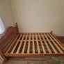 small double bed frame with mattress Image 2