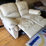 Two-Seater Cream Sofa Image 2