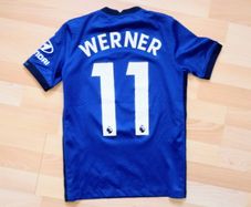 2020/21 Timo Werner #11 Chelsea Nike Home Jersey Size Age 11/12years