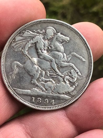 8 x Silver Victoria Crowns rare dates