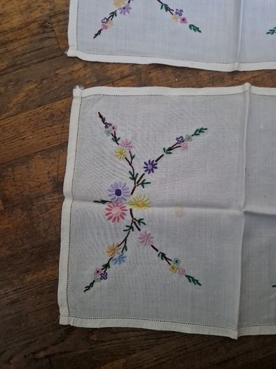 vintage tray cloths