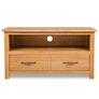 TV Cabinet 90x35x48 cm Solid Oak Wood Image 3