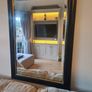 Large Charcoal Black Wall Mirror Image 2