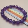 Top Quality Amethyst Round Beads Bracelet Image 8