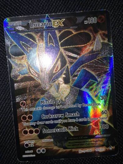 Pokemon Card : Lucario Ex 107