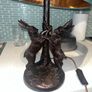 Green Lamp with Rabbits / Hares Image 3