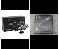 The Exspance Rocinante spacecraft 8 inch replica plus The Exspance Rocinante spacecraft Diorama box lootcrate