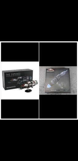 The Exspance Rocinante spacecraft 8 inch replica plus The Exspance Rocinante spacecraft Diorama box lootcrate