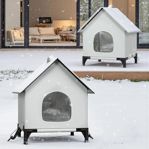Cat House Outdoor Cat House for Indoor and Outdoor Use  Insulated and Weatherproof Waterproof Shelter for Small/Medium Cats XL Size