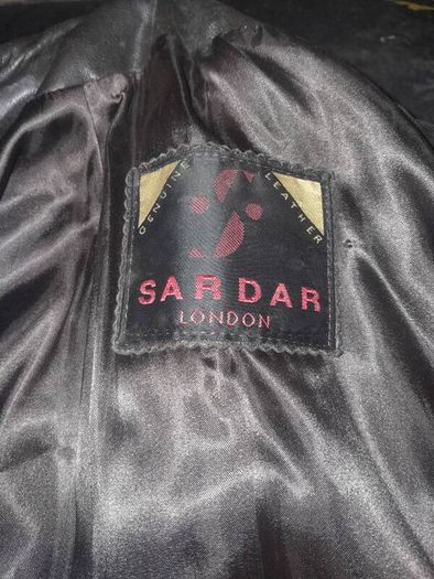 Sardar London leather coat