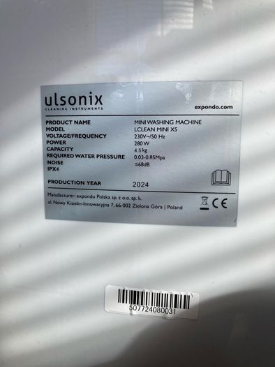 Washing machine Ulsonix LCLEAN MINI XS