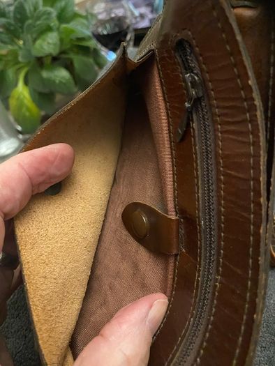 Leather Wrist Bag