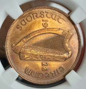 1928 Ireland Proof 1d Freestate Penny,, registered post included Read description