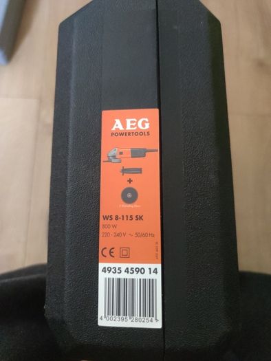 Brand new AEG Small Angle Grinder WS 8-115 SK