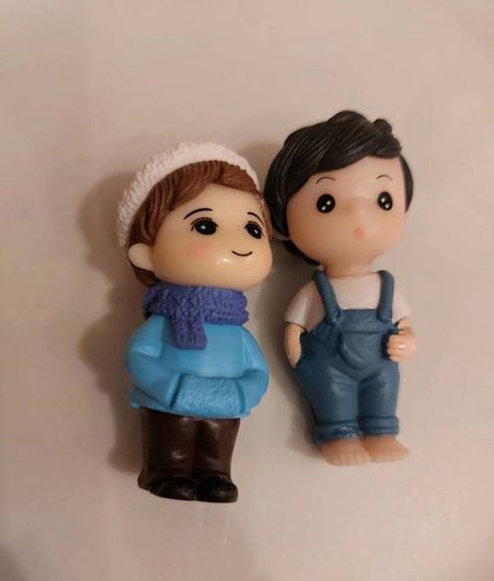 Mini Boys Statue Cake Decorations