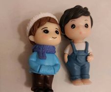 Mini Boys Statue Cake Decorations