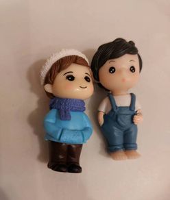 Mini Boys Statue Cake Decorations