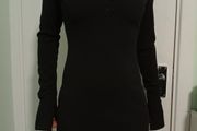 Zara black long sleeve dress
