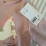 H&M unicorn / pegasus printed cotton top size 2-4 Image 2