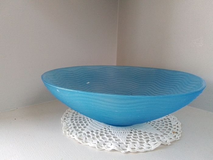 Blue Glass Bowl