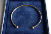 Vintage 9ct Yellow Gold Torque Bangle - Fully Hallmarked 375 - 2,8 grams