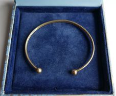 Vintage 9ct Yellow Gold Torque Bangle - Fully Hallmarked 375 - 2,8 grams