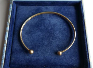 Vintage 9ct Yellow Gold Torque Bangle - Fully Hallmarked 375 - 2,8 grams