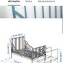 Ikea Minnen Extendable Kids Bed & Mattress Image 2