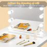 Light Up Your Vanity: Hollywood Style LED Mirror Lights Kit with Dimmable Bulbs Image 5
