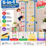 Swedish Wall Ladder Wall Jungle Gym Indoor Climbing Wall Image 2