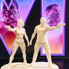 3D Printed Jason Duval and Lucia Caminos From GTA 6 (VI)
