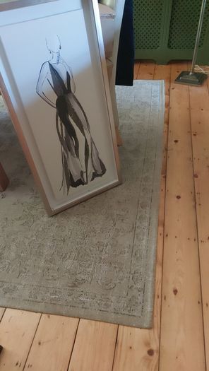 Wall art in a deep frame