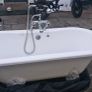 Bayswater free standing bath complete with taps, Image 2