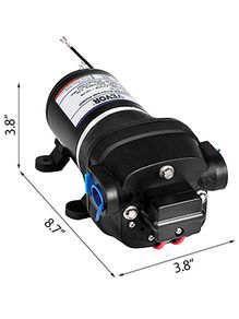 12V Diaphragm Water Pump FL-30/40 Water Pressure Pump 17L/Min High Pressure Self Priming Booster Pump Thermal Protection
