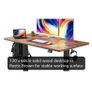 Electric Standing Desk Height Adjustable For Gaming and Computer, 120 x 60cm Sit Stand Image 2
