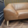 Modern style Natural Scandinavian Leather sofa Image 7
